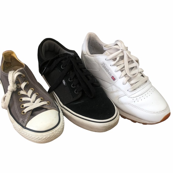 Sneaker bundle converse vans & Reebok sz8 - Picture 2 of 8